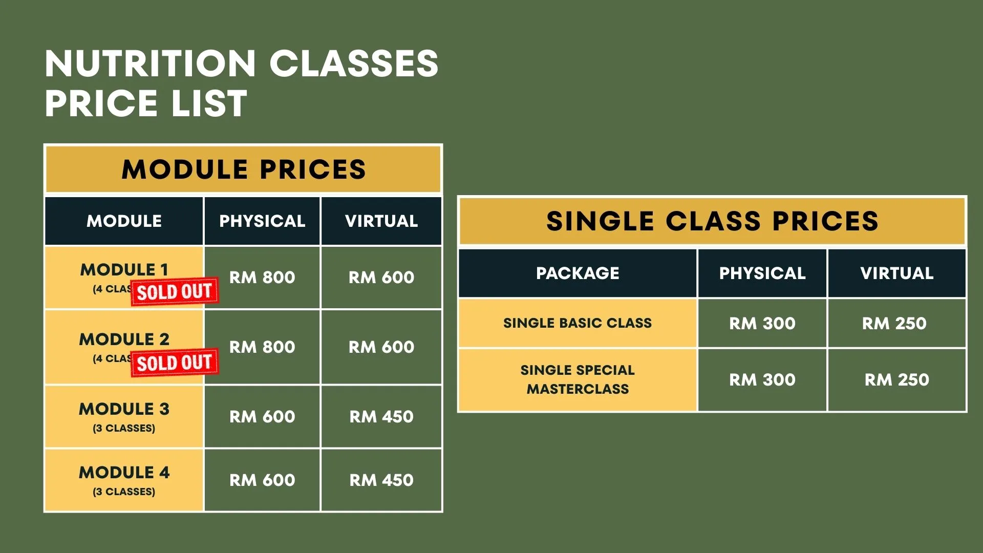 June 2026 PRICE LIST Main